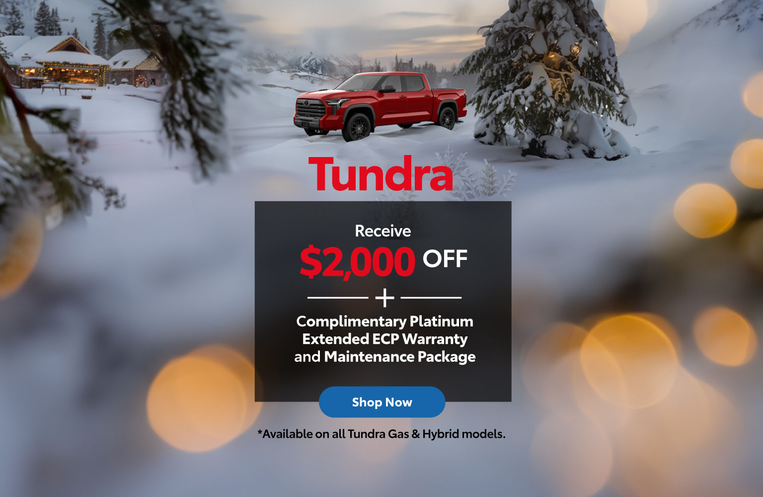 Toyota Tundra Special Offer - Home page