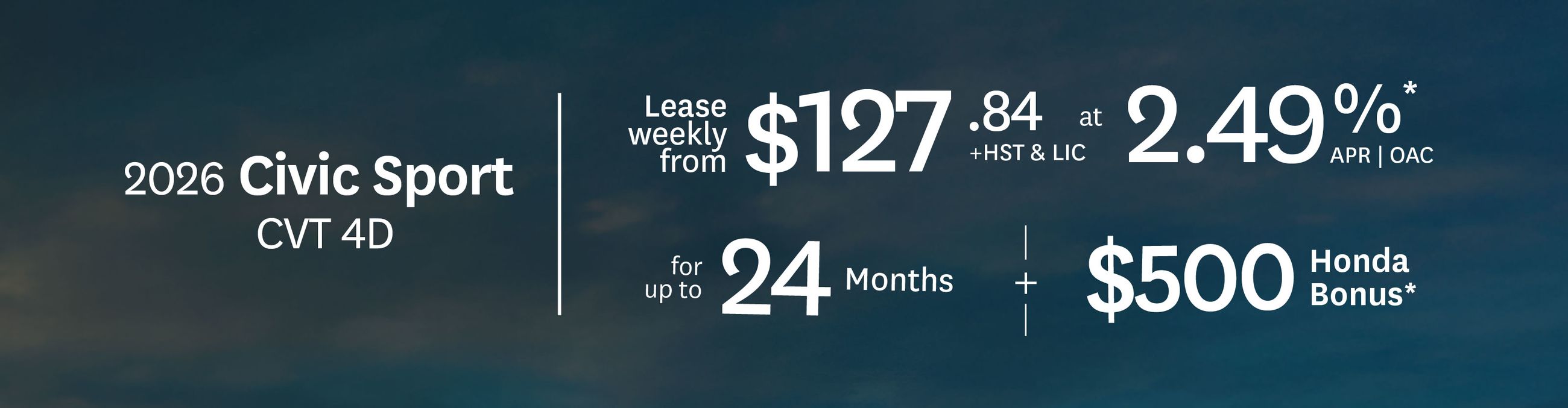 Honda Civic Sport CVT 4D