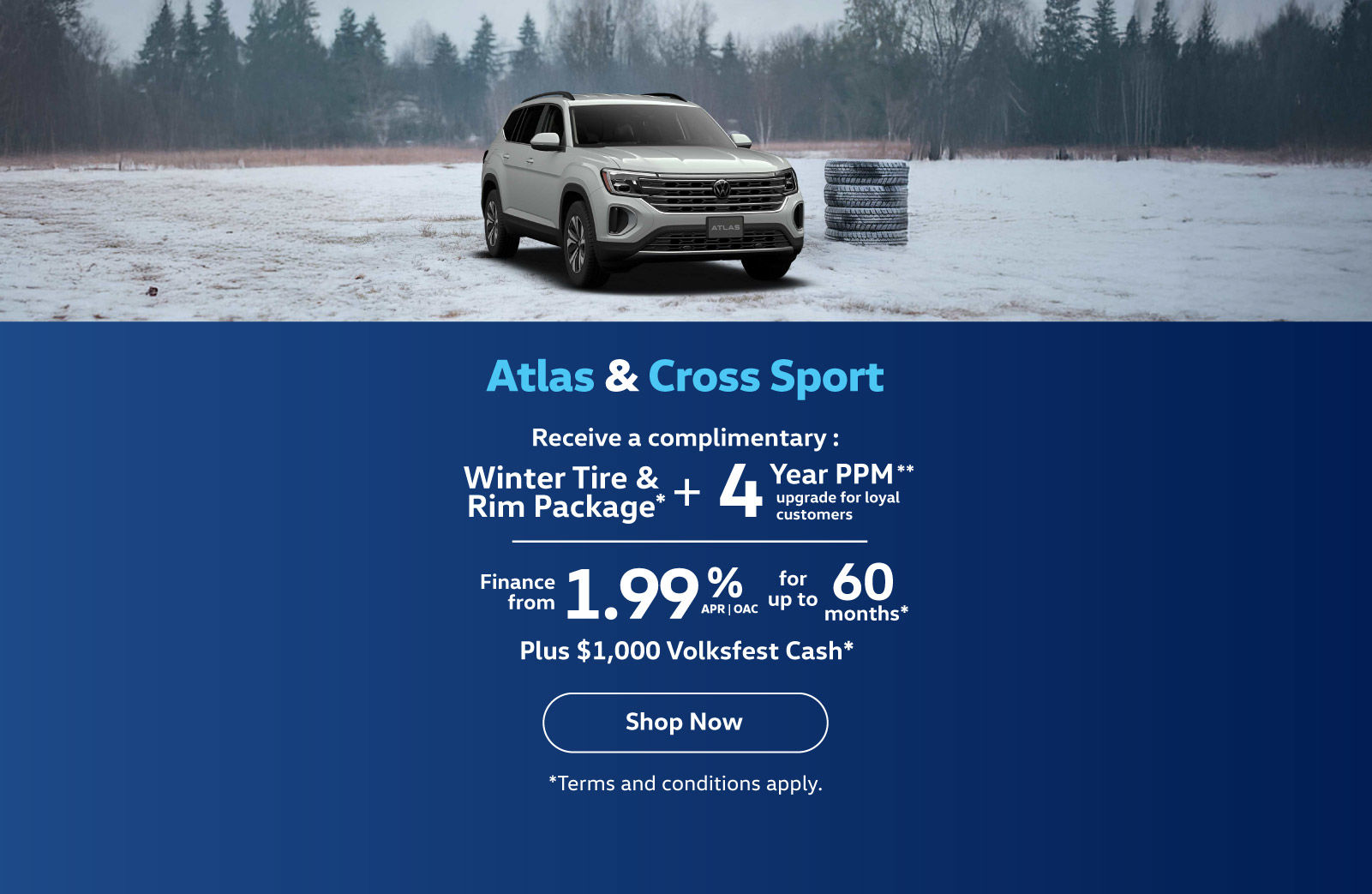 Volkswagen MidTown 2024 Atlas & Atlas Cross Sport Offer