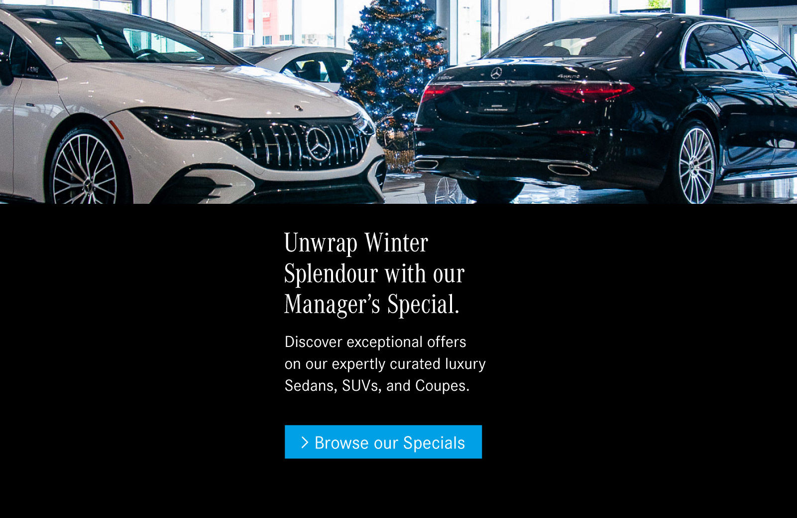 Mercedes-Benz Brampton Manager's Christmas Specials