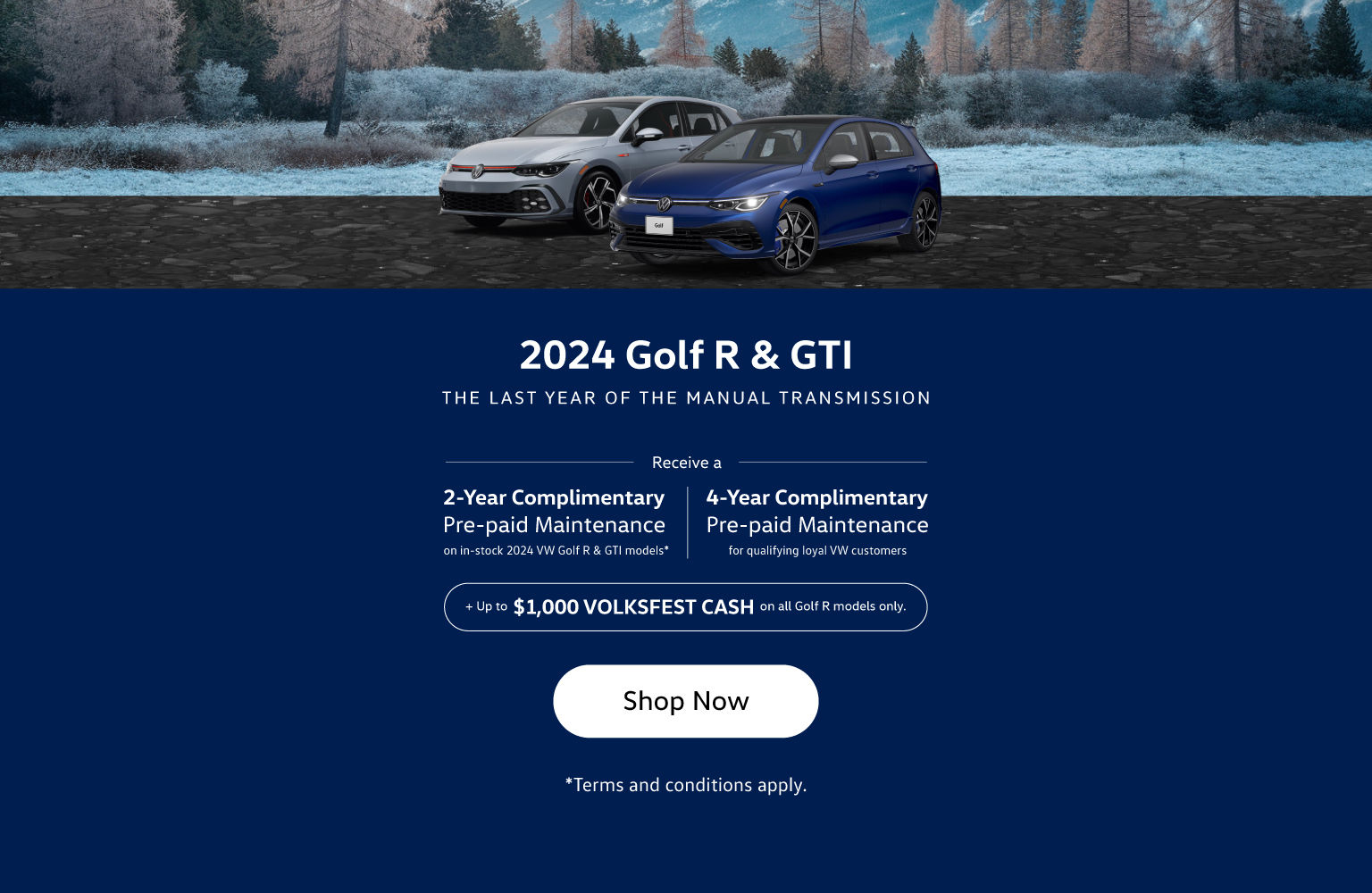 2024 VW Golf R & GTI Offers