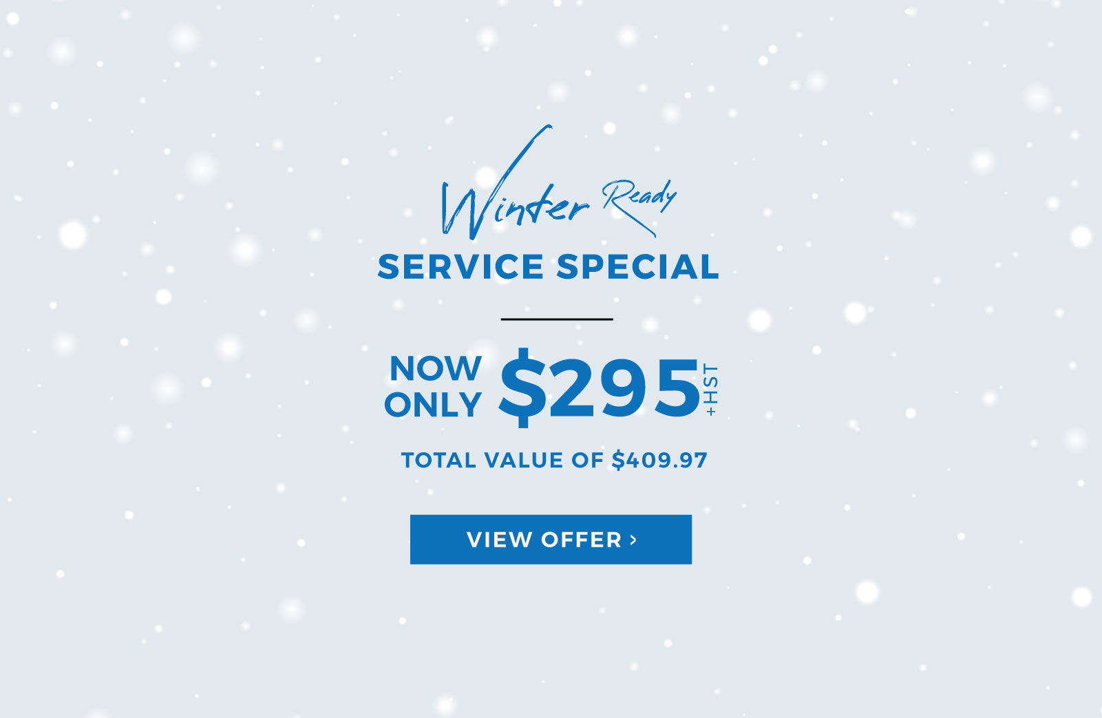 Winter Service Special