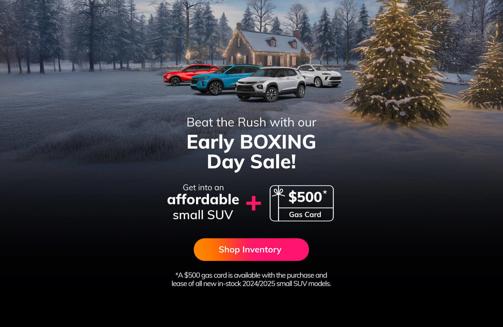 Early Boxing Day Sale Event