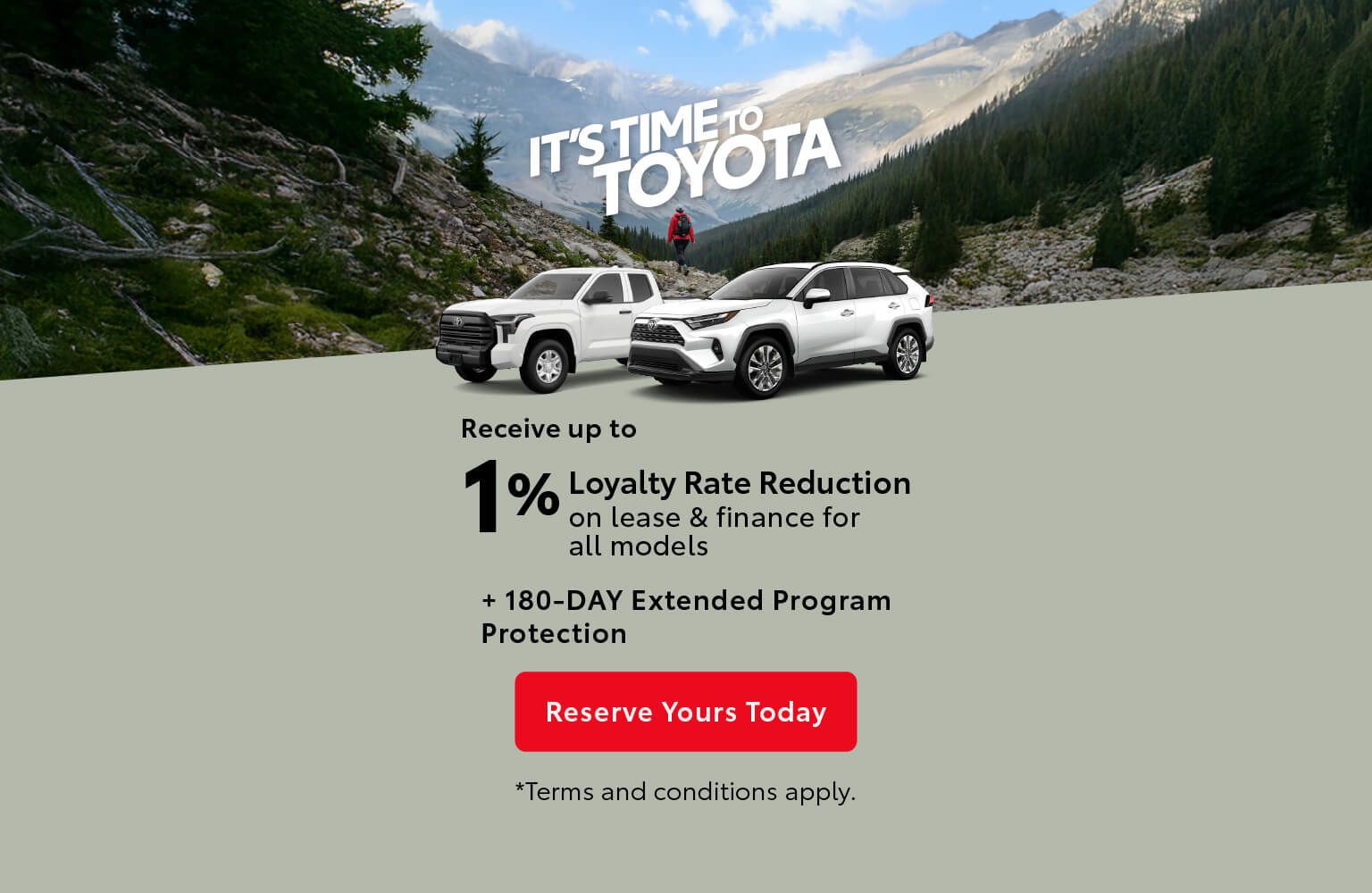 It's Time to Toyota - Home page 2025