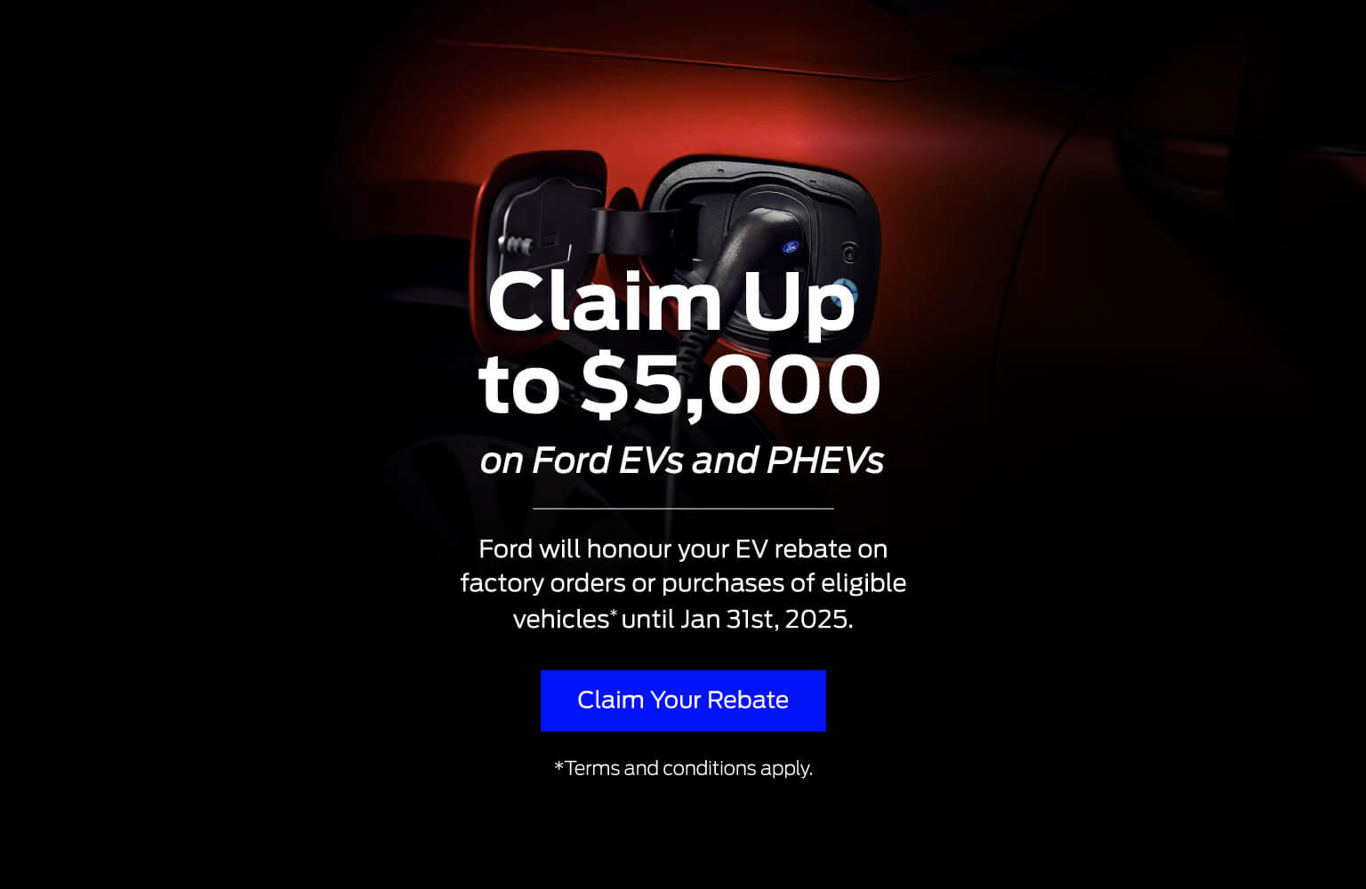 EV Rebate from Ford for You