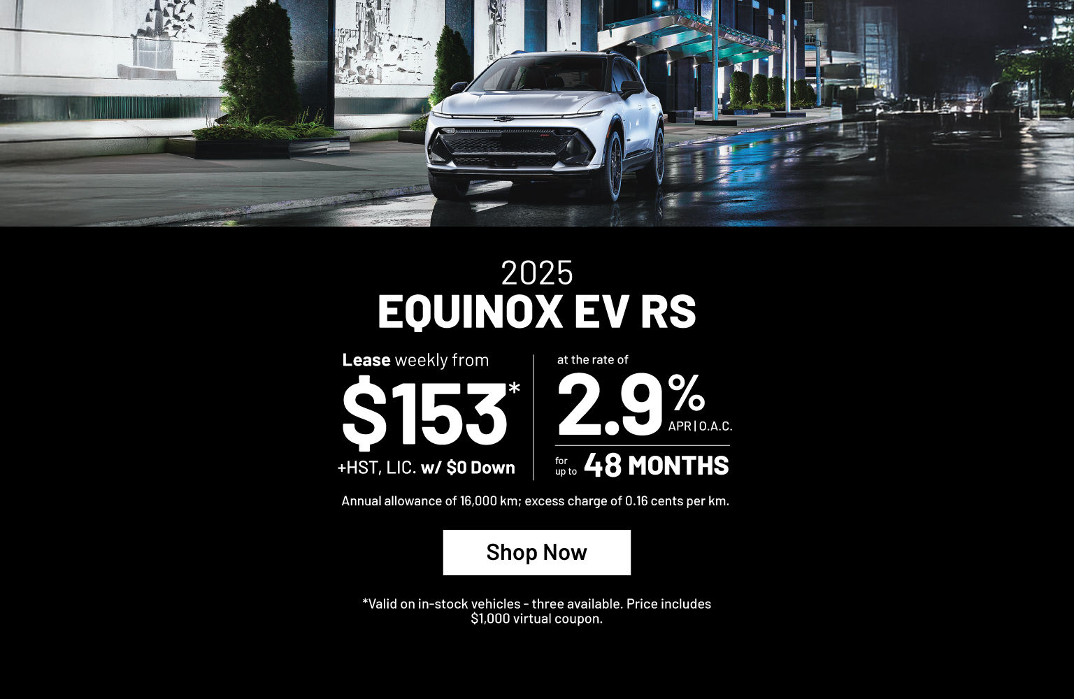 2025 Chevrolet Equinox EV Lease Offer - February 2025