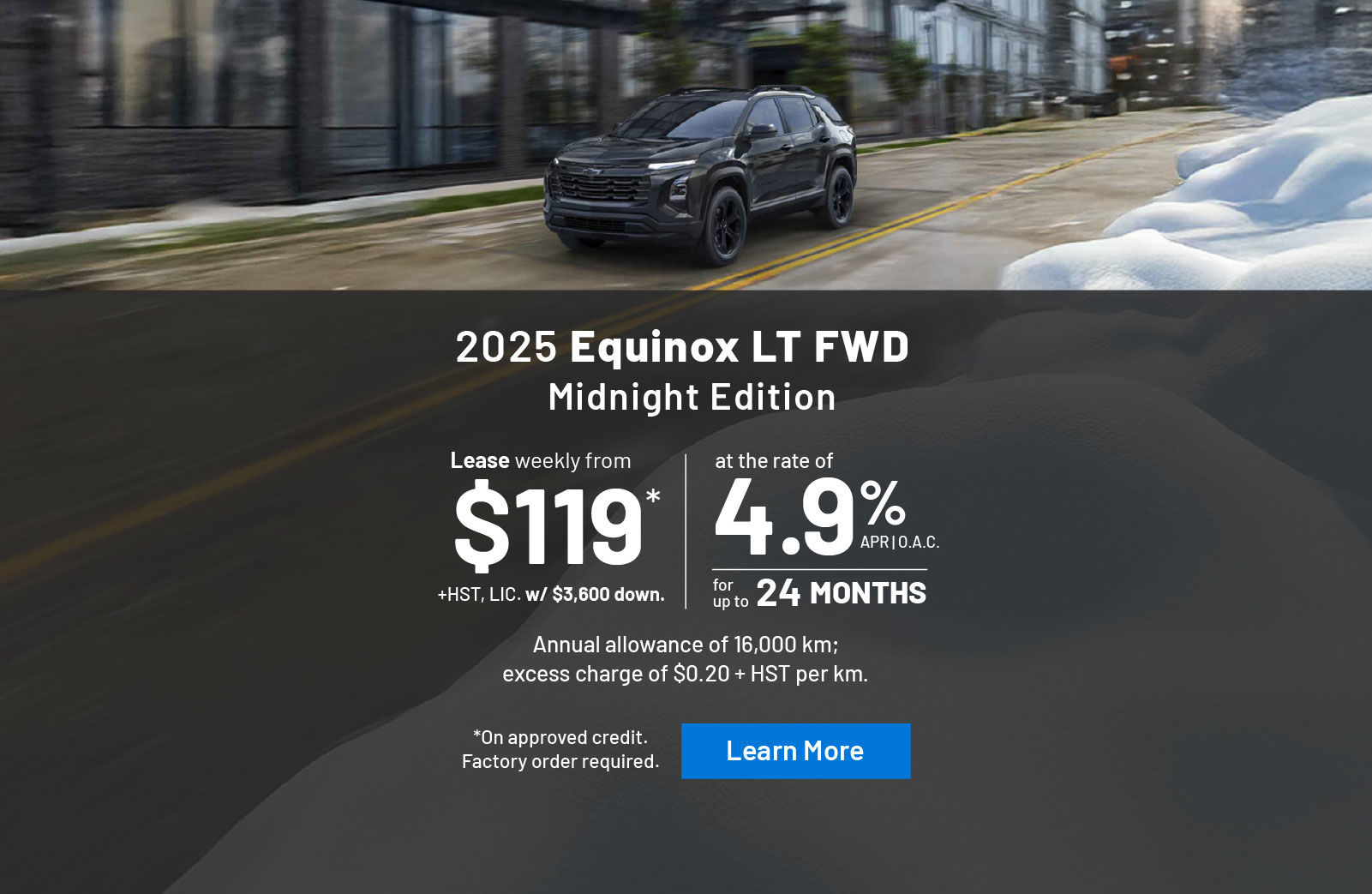 2025 Chevrolet Equinox Lease Offer