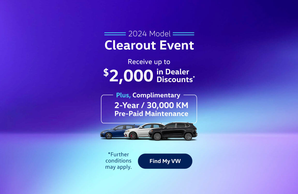 2024 VW Model Clearout Event