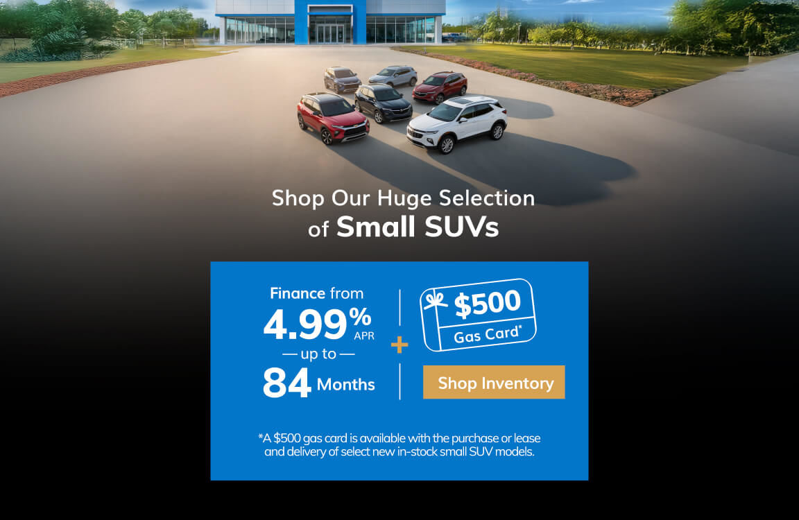 GM Small SUV - Finance Offer + Gas Card - March 2025