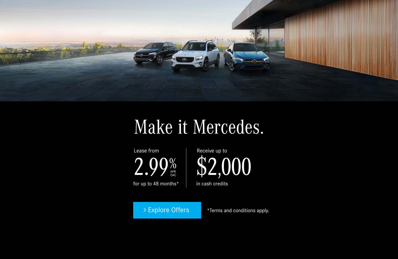 Make It Mercedes Sales Event at Mercedes-Benz Brampton