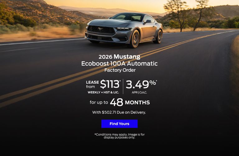 2025 Ford Mustang Eco Boost - Special Offer in Brampton
