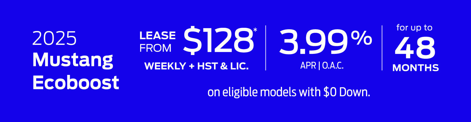 2025 Ford Mustang Special Offer VDP