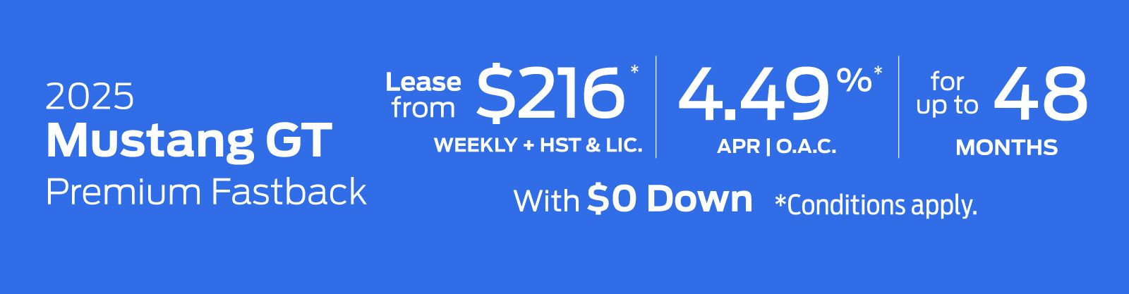 2025 Ford Mustang Special Offer VDP