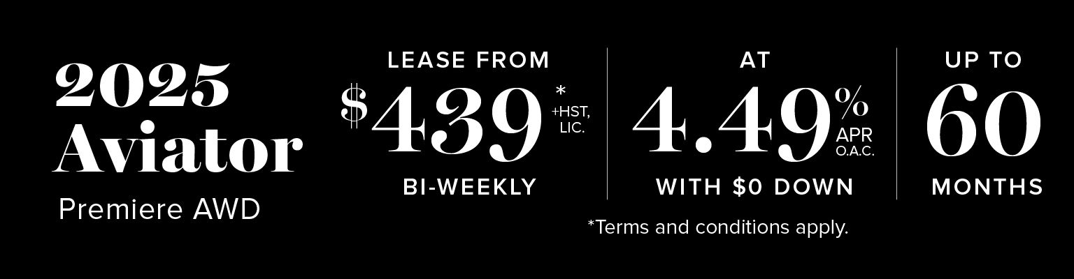 2025 Lincoln Aviator Insentive
