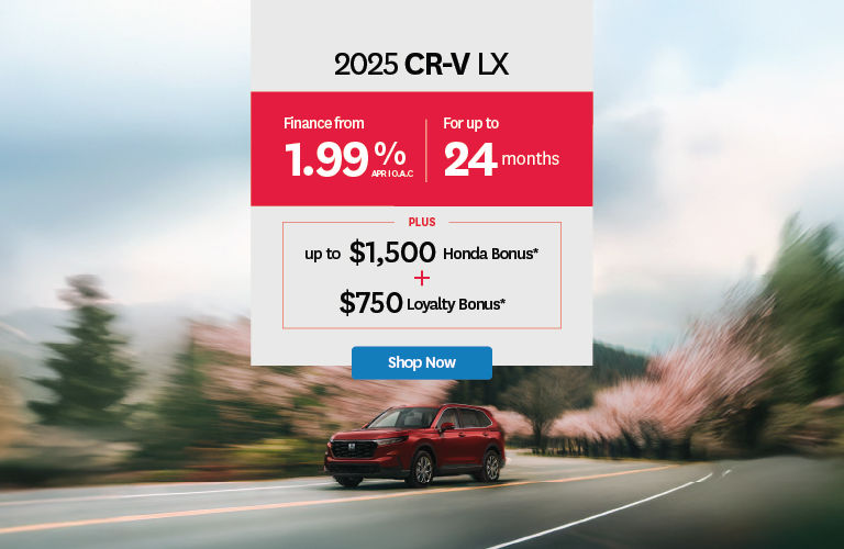 2025 Honda CRV May 2025 Offer