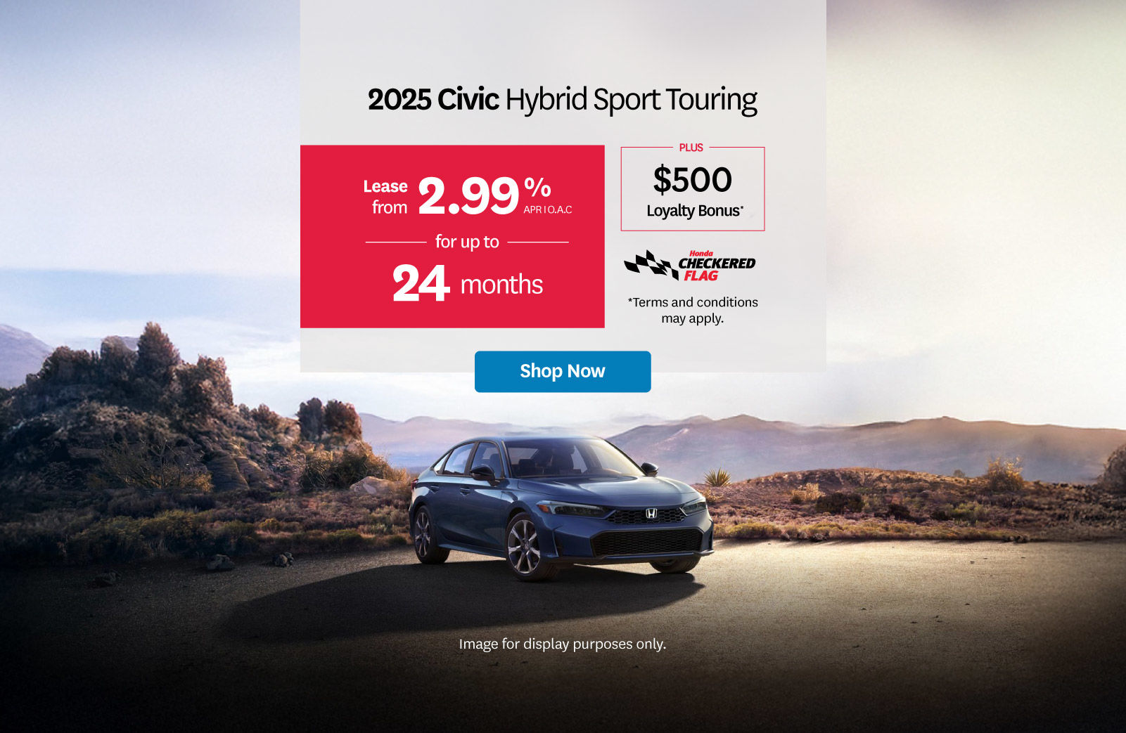 2025 Honda Civic May 2025 offer