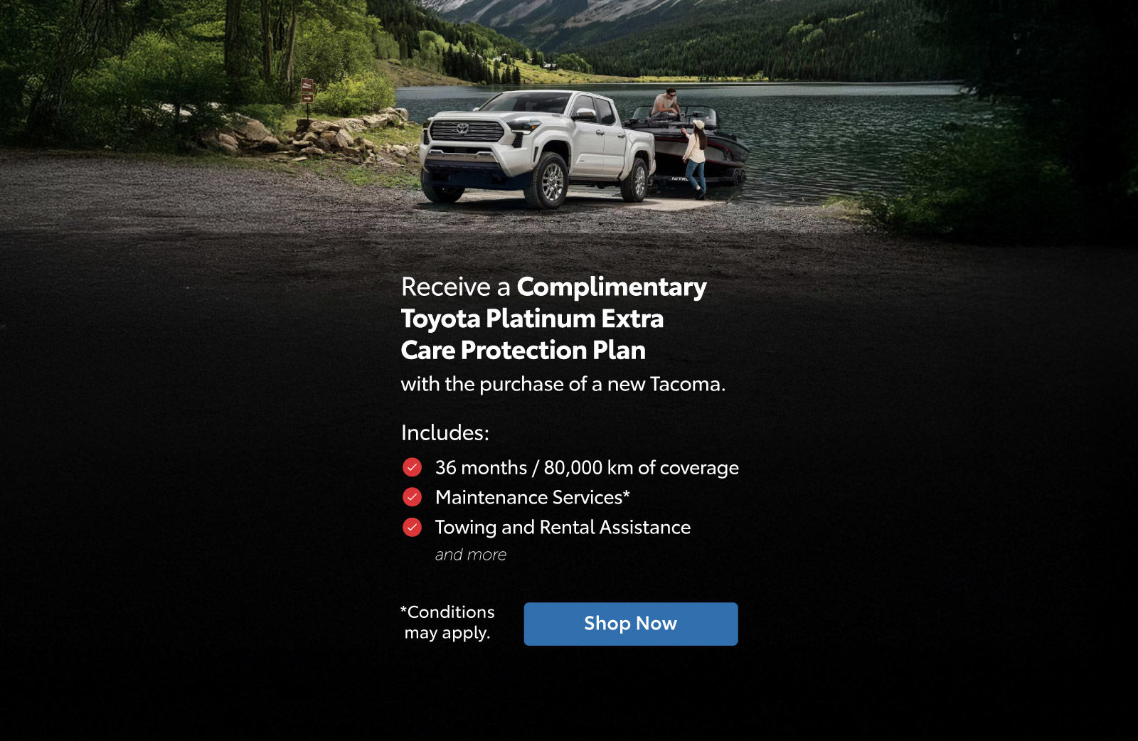 2025 Toyota Tacoma Special Offer - Home page