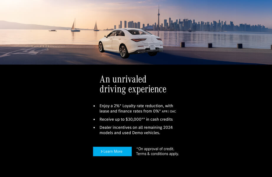 An Unrivaled Driving Experience Sales Event at Mercedes-Benz Brampton