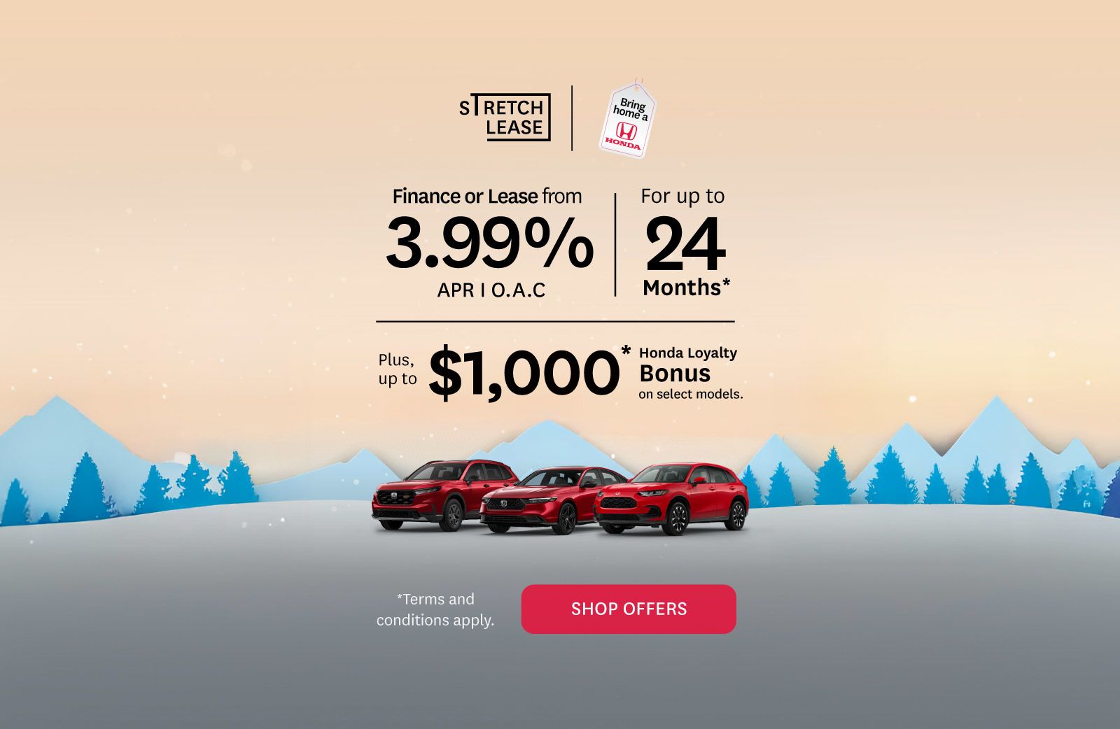 Bring Home A Honda - Finance and Lease Offer November