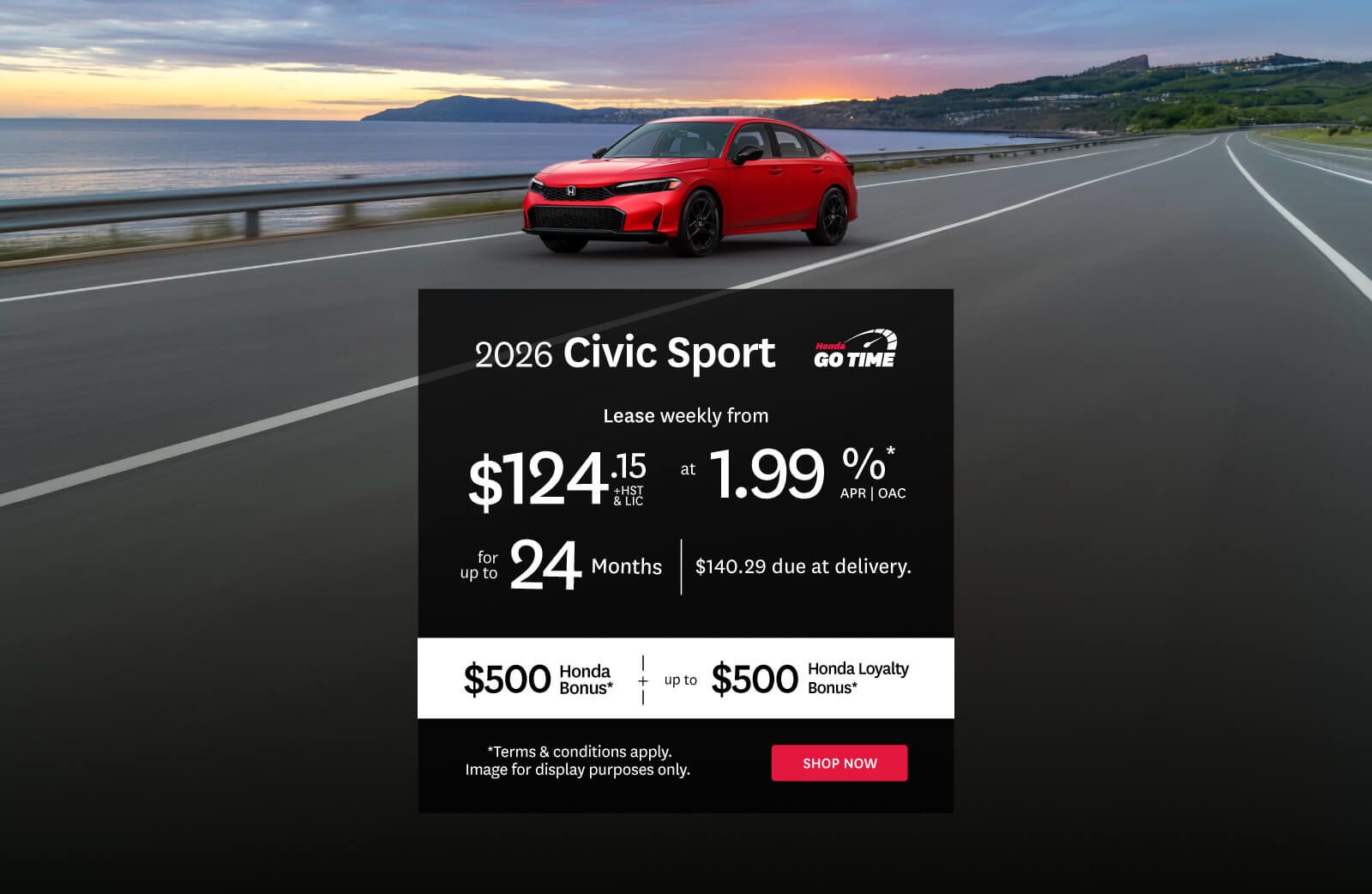 2026 Honda Civic promo