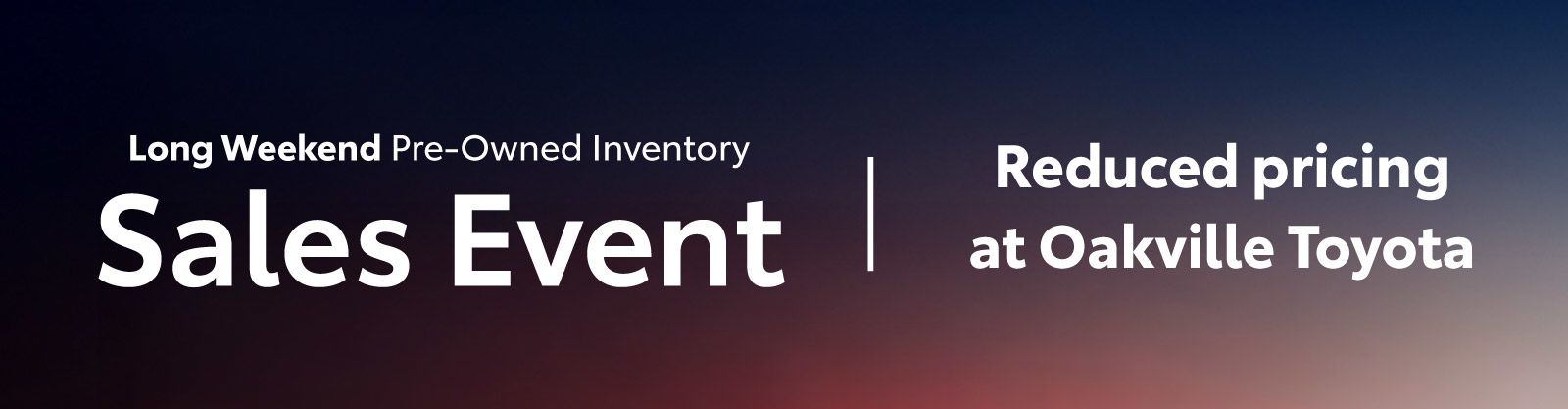 OAT - Long Weekend Sale