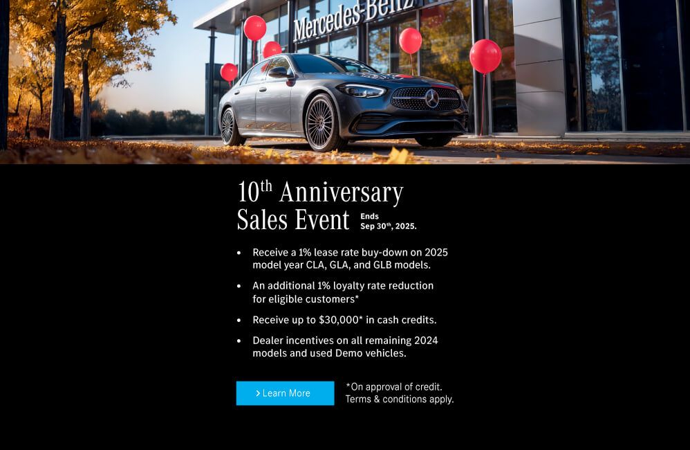 10th Anniversary Sales Event at Mercedes-Benz Brampton