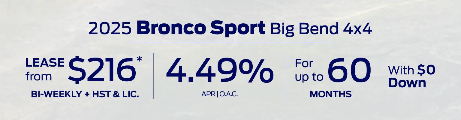 2025 Ford Bronco Sport Special Offer
