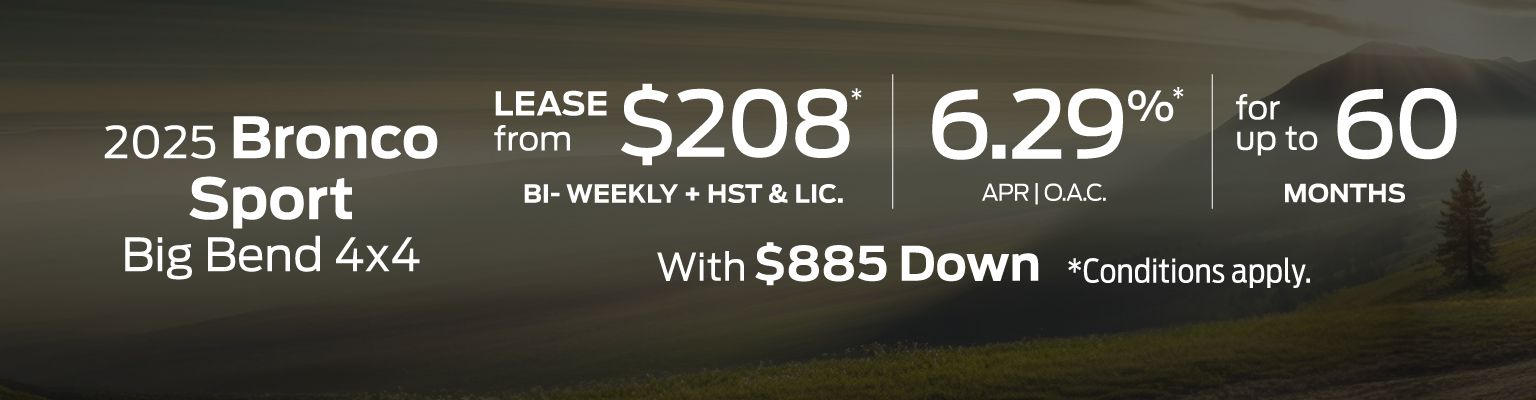 2025 Ford Bronco Sport Special Offer