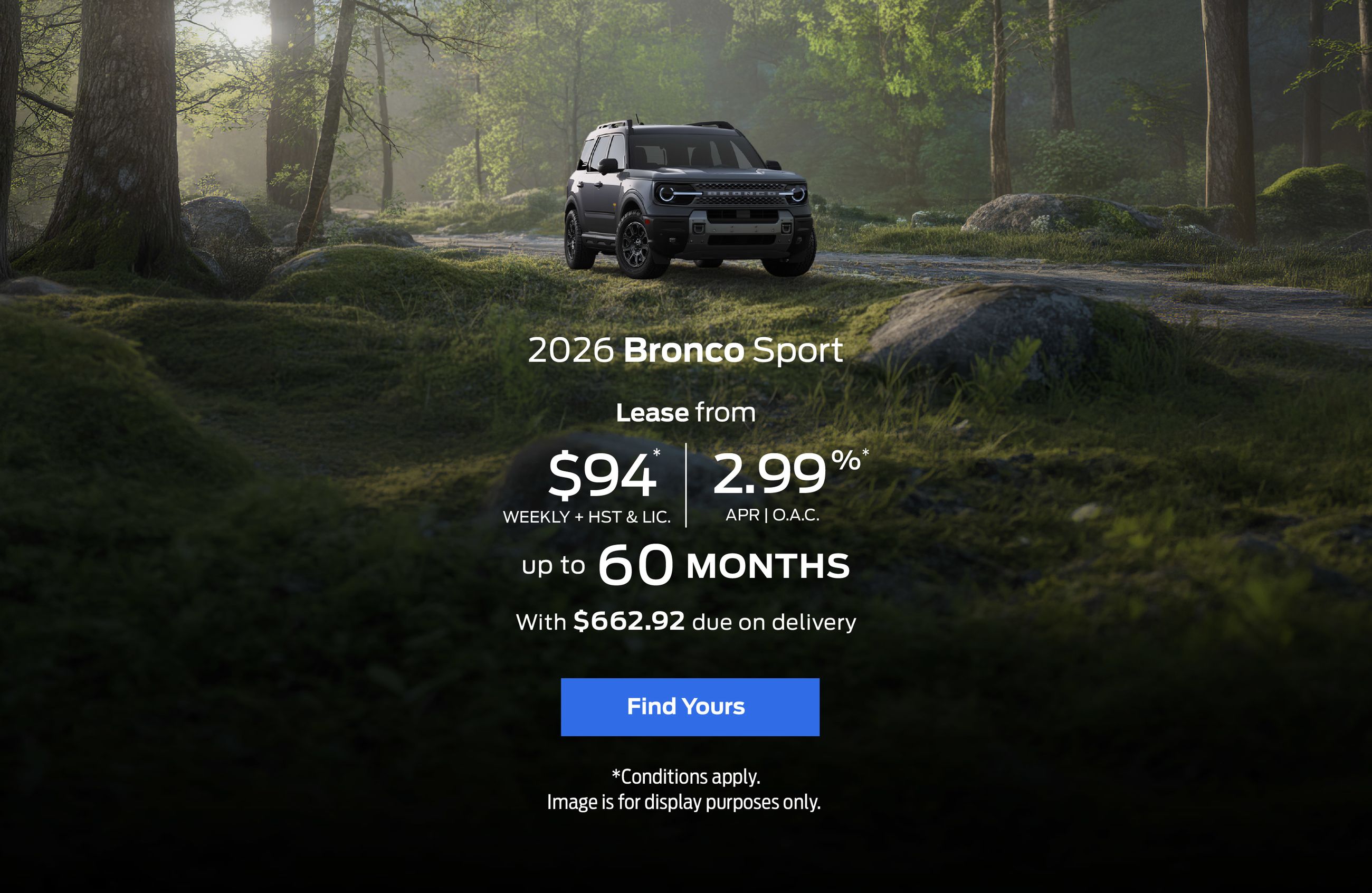 Lease 2026 Bronco Sport