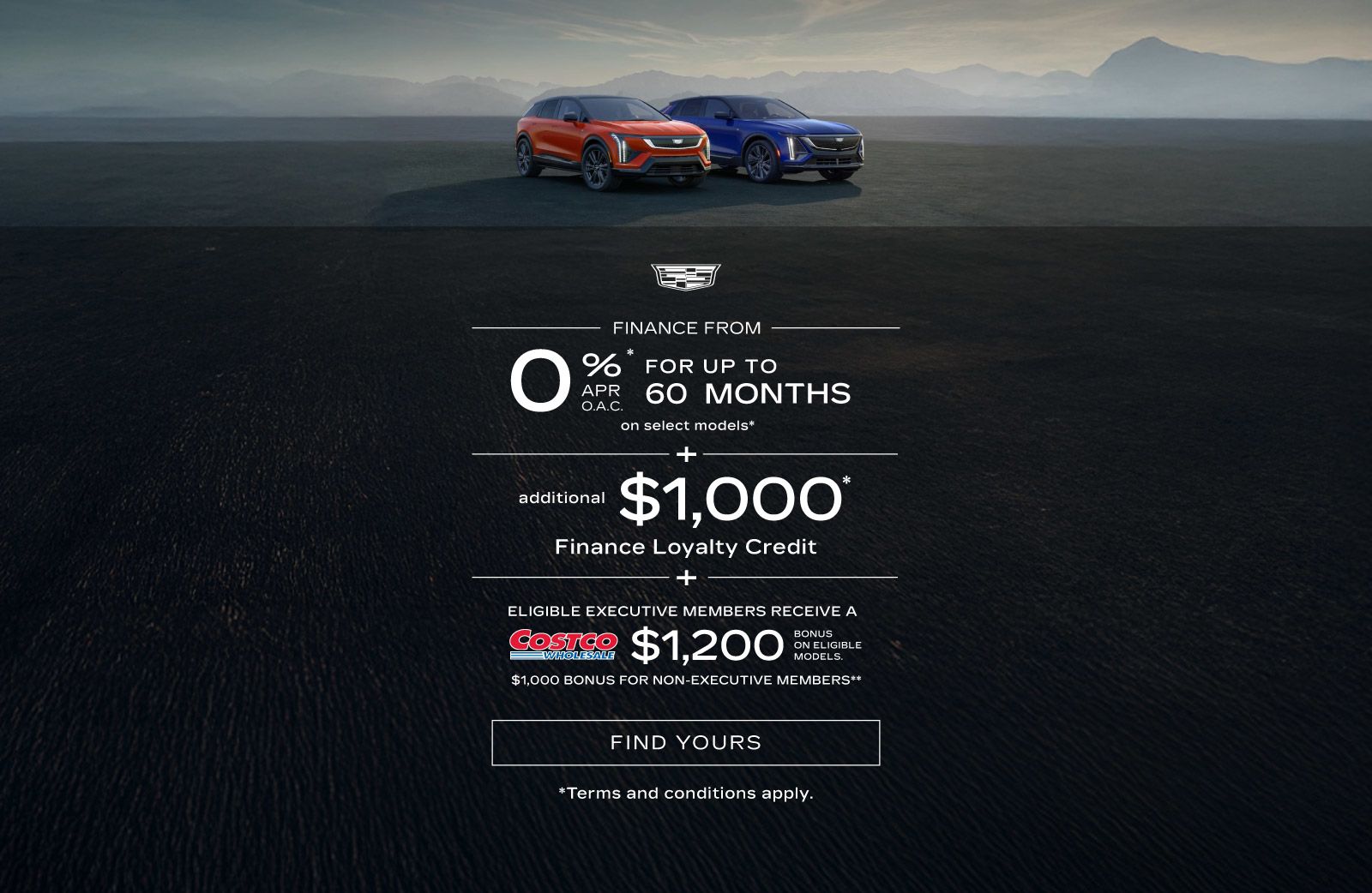 Cadillac Costco Rebates EV - AC