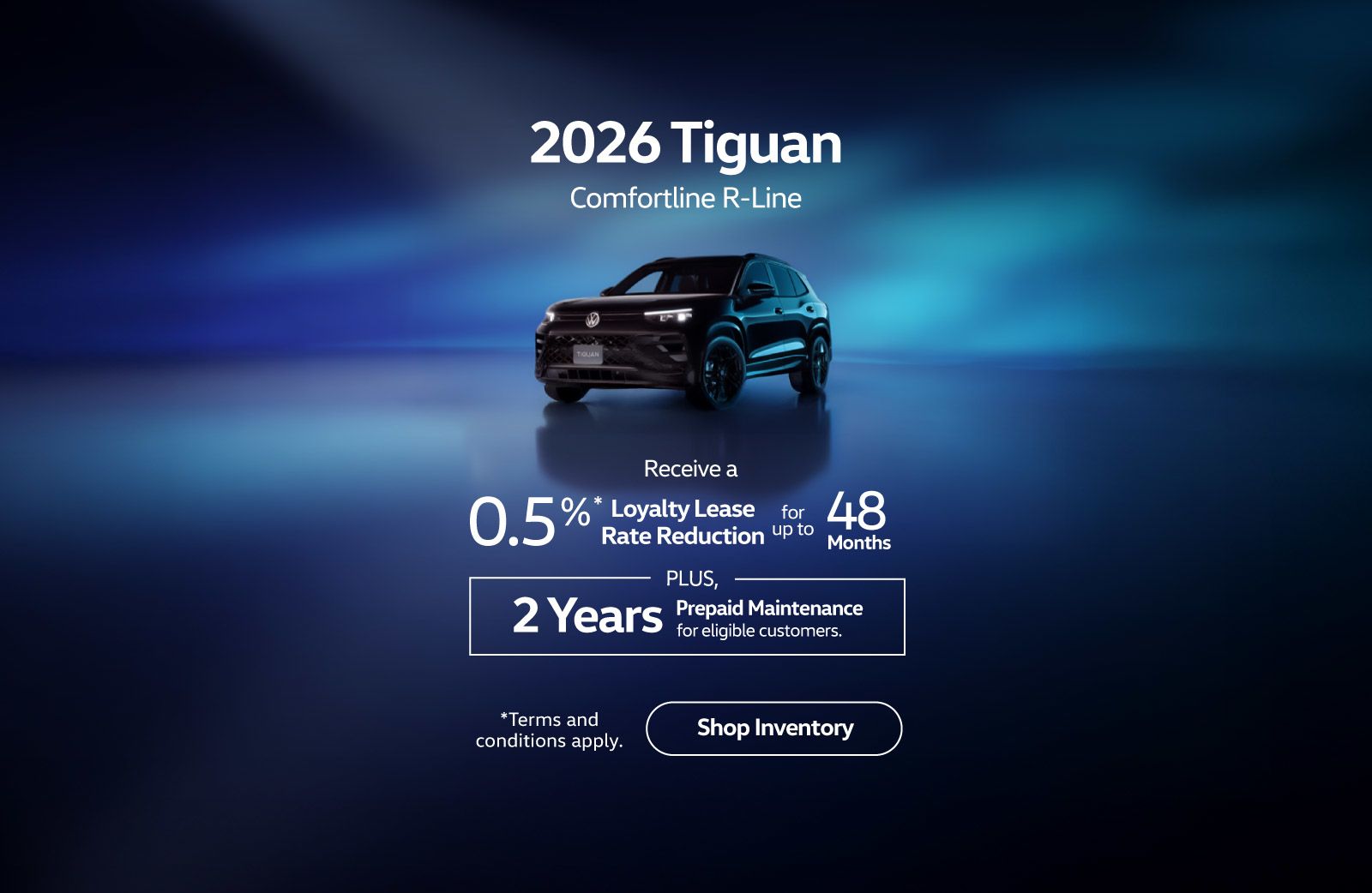 2026 VW Tiguan Offer