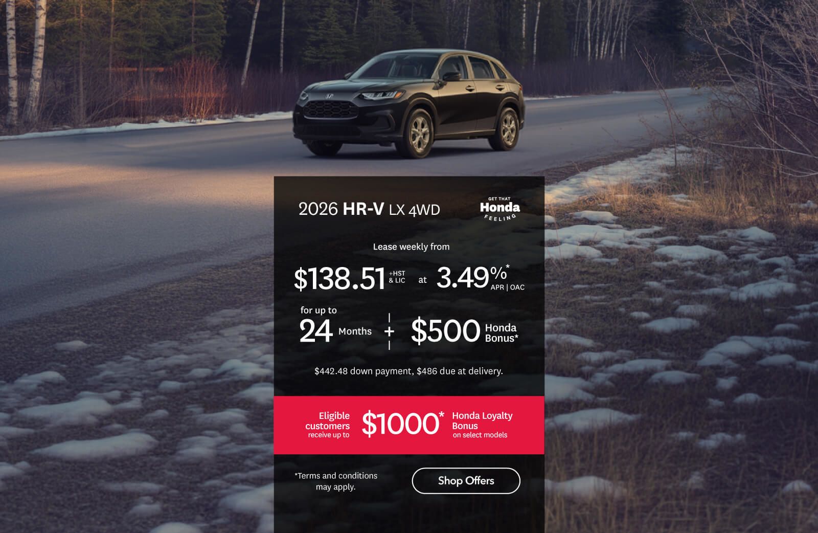 2026 Honda HR-V slider