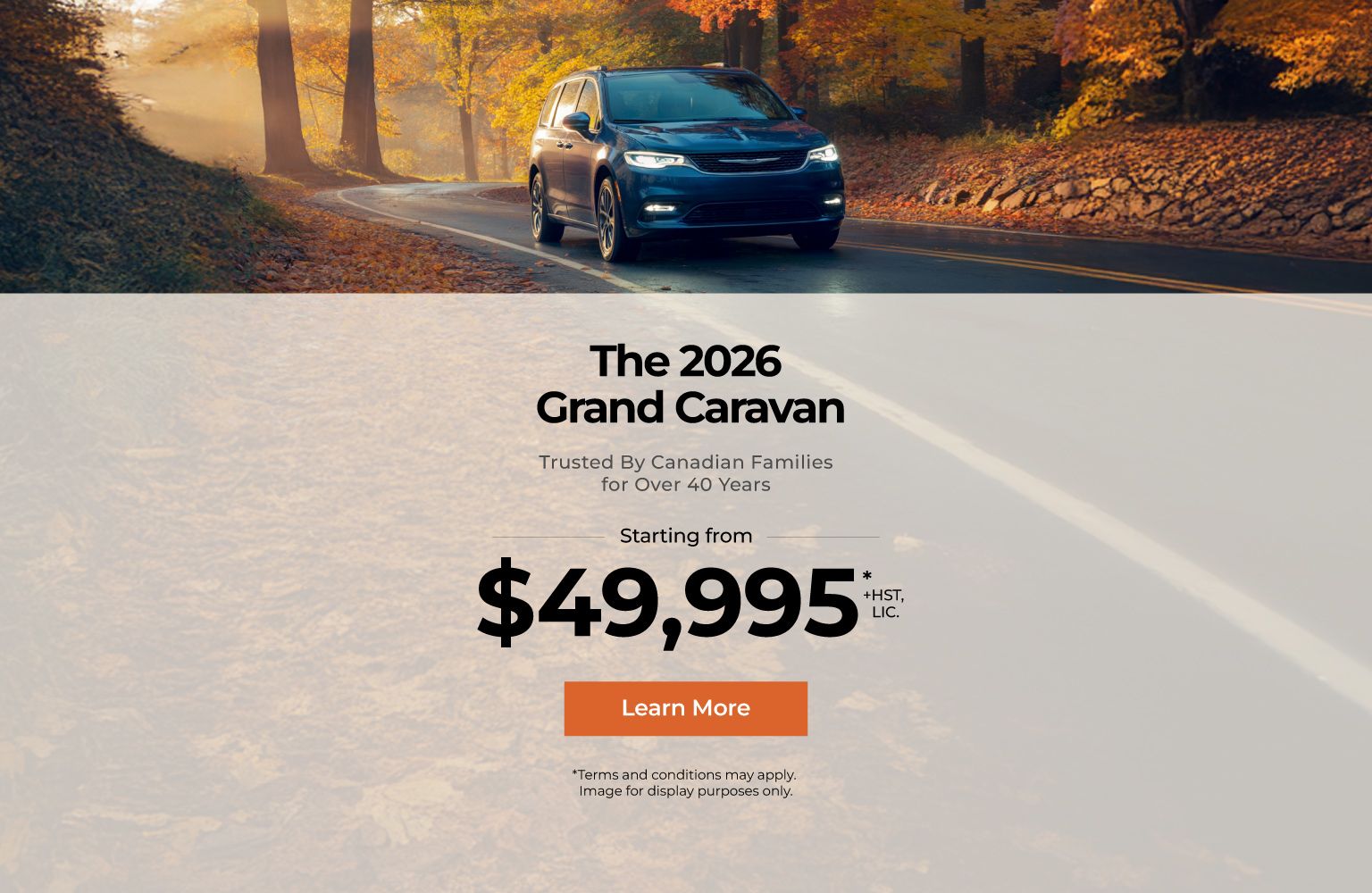 2026 Chrysler Grand Caravan Offer