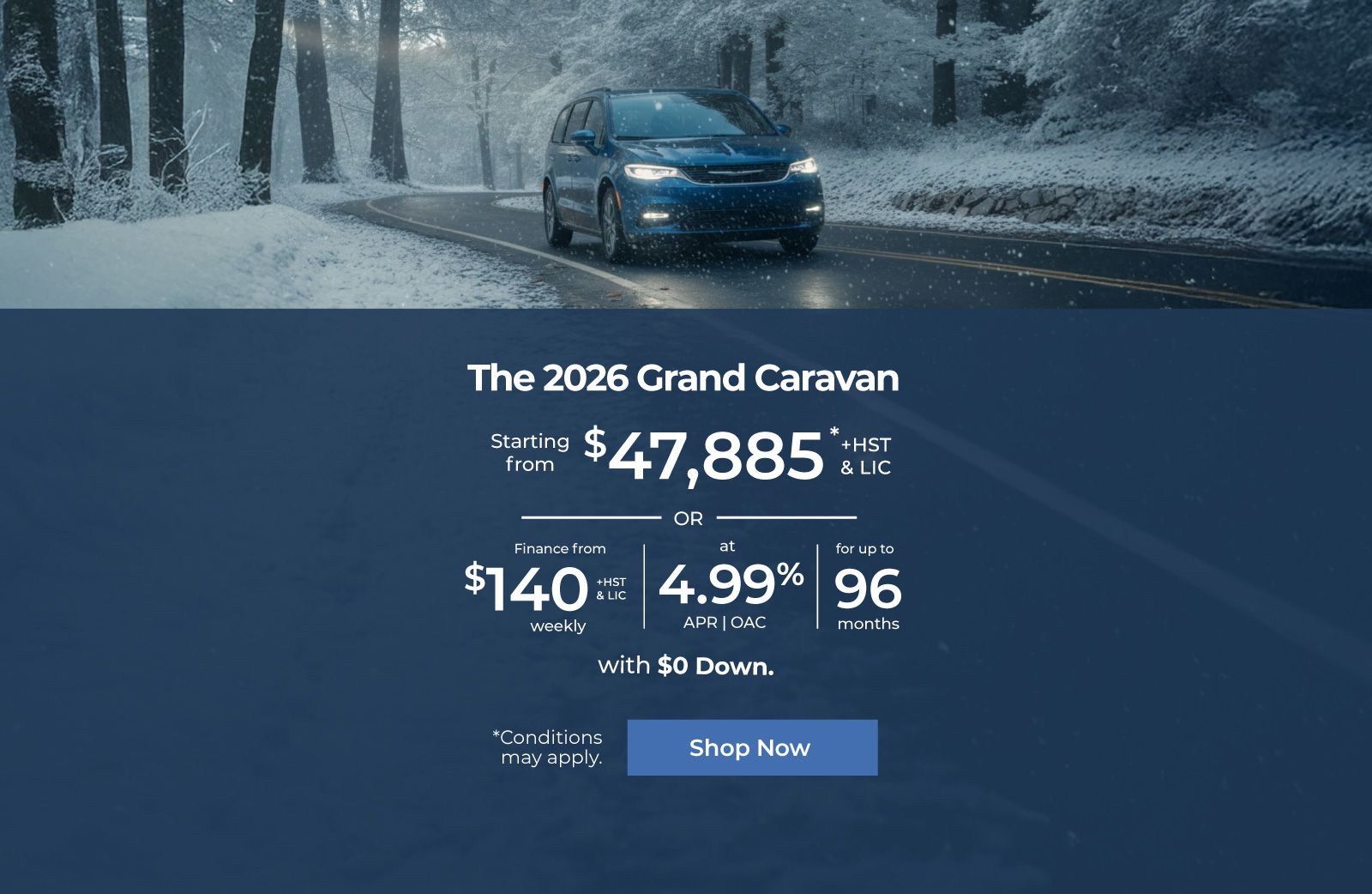 2026 Chrysler Grand Caravan Offer