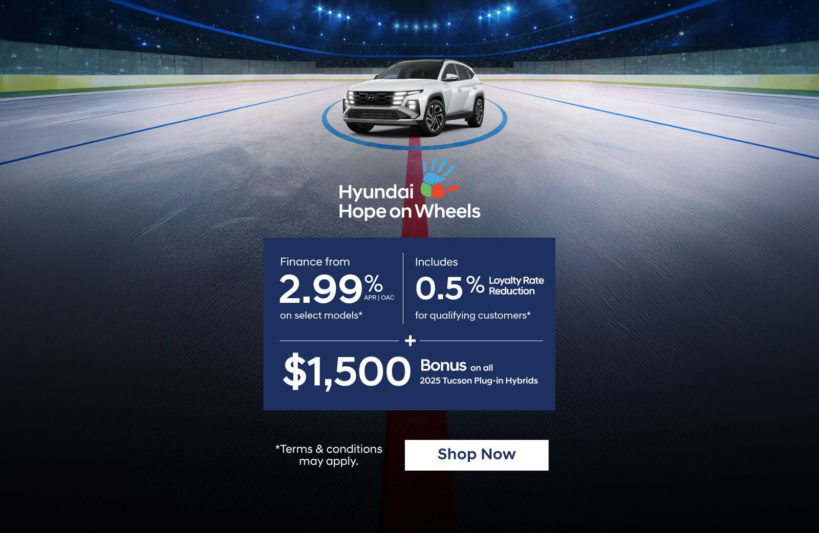 Hyundai Hope On Wheels Sales Event