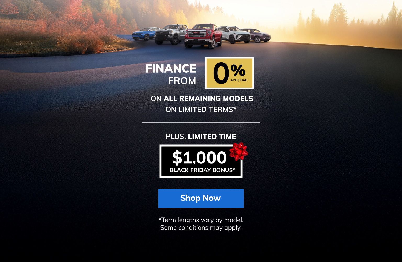 0% Financing on 2025 Model Year