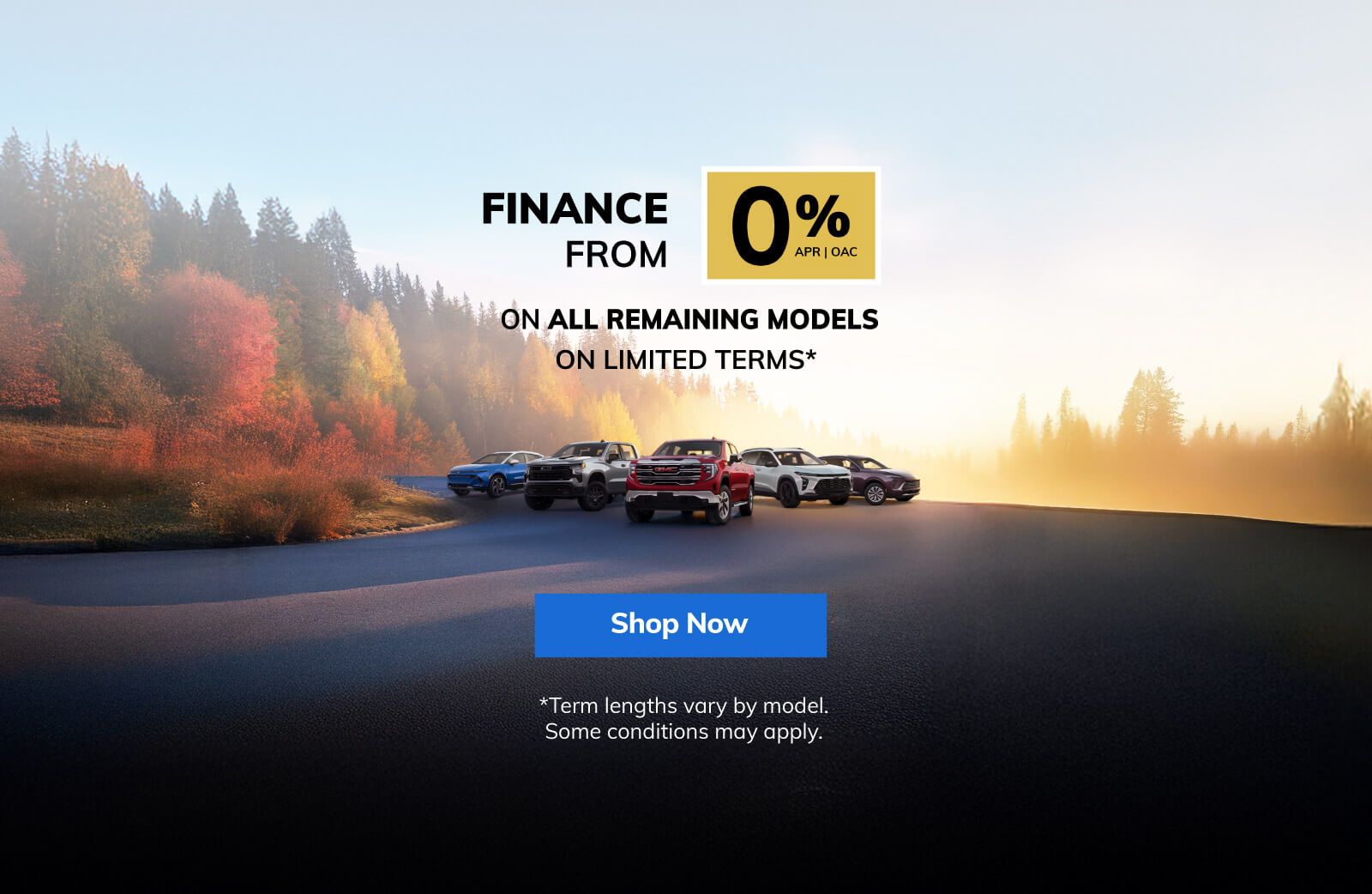0% Financing on 2025 Model Year