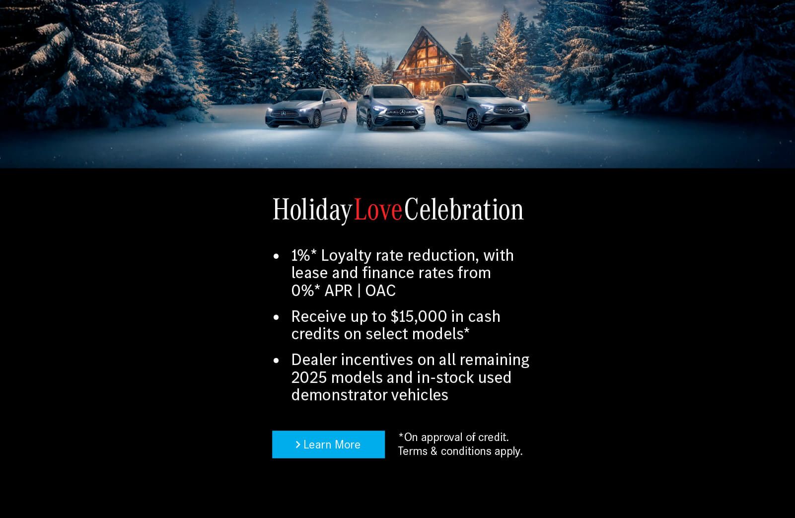 Holiday Love Celebration at Mercedes-Benz Brampton