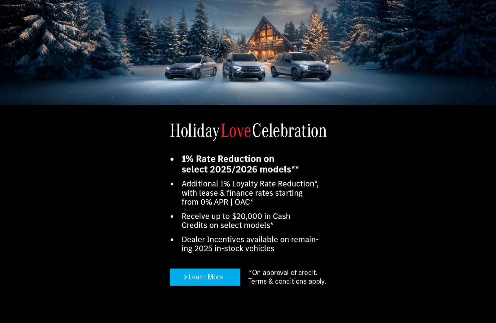 Holiday Love Celebration at Mercedes-Benz Brampton