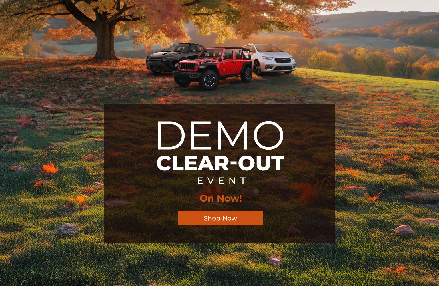 Demo Clear-Out Event - Cooksville Dodge Chrysler Jeep RAM