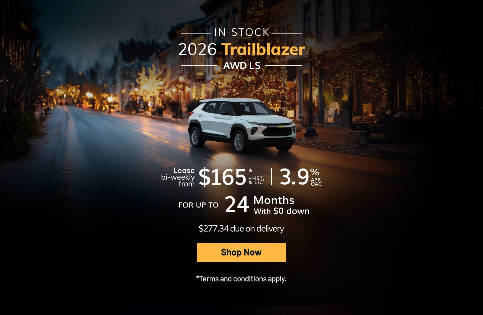 2026 Chevrolet Trailblazer - Lease Offer