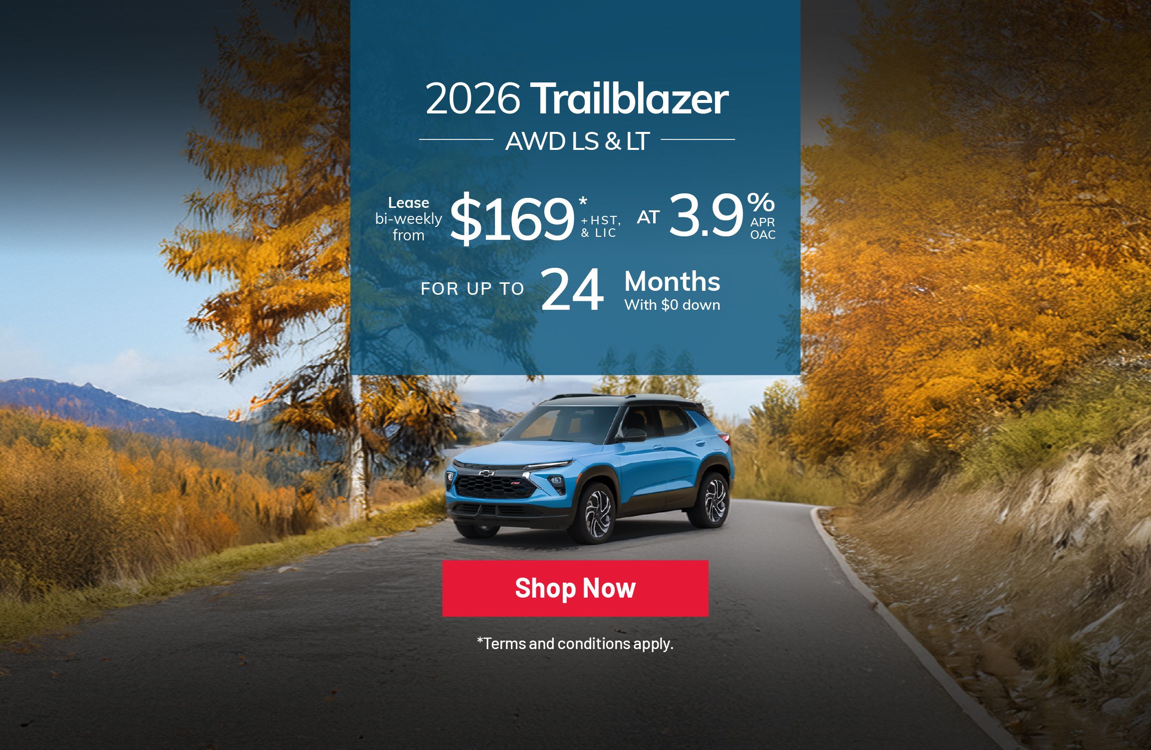 2026 Chevrolet Trailblazer - Lease Offer