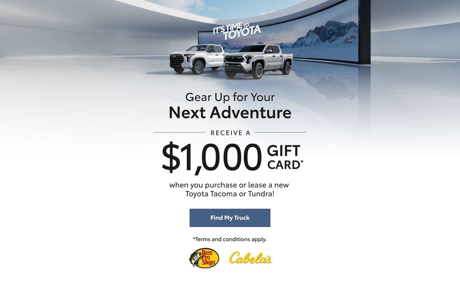 Special Toyota Truck Offer - Home page