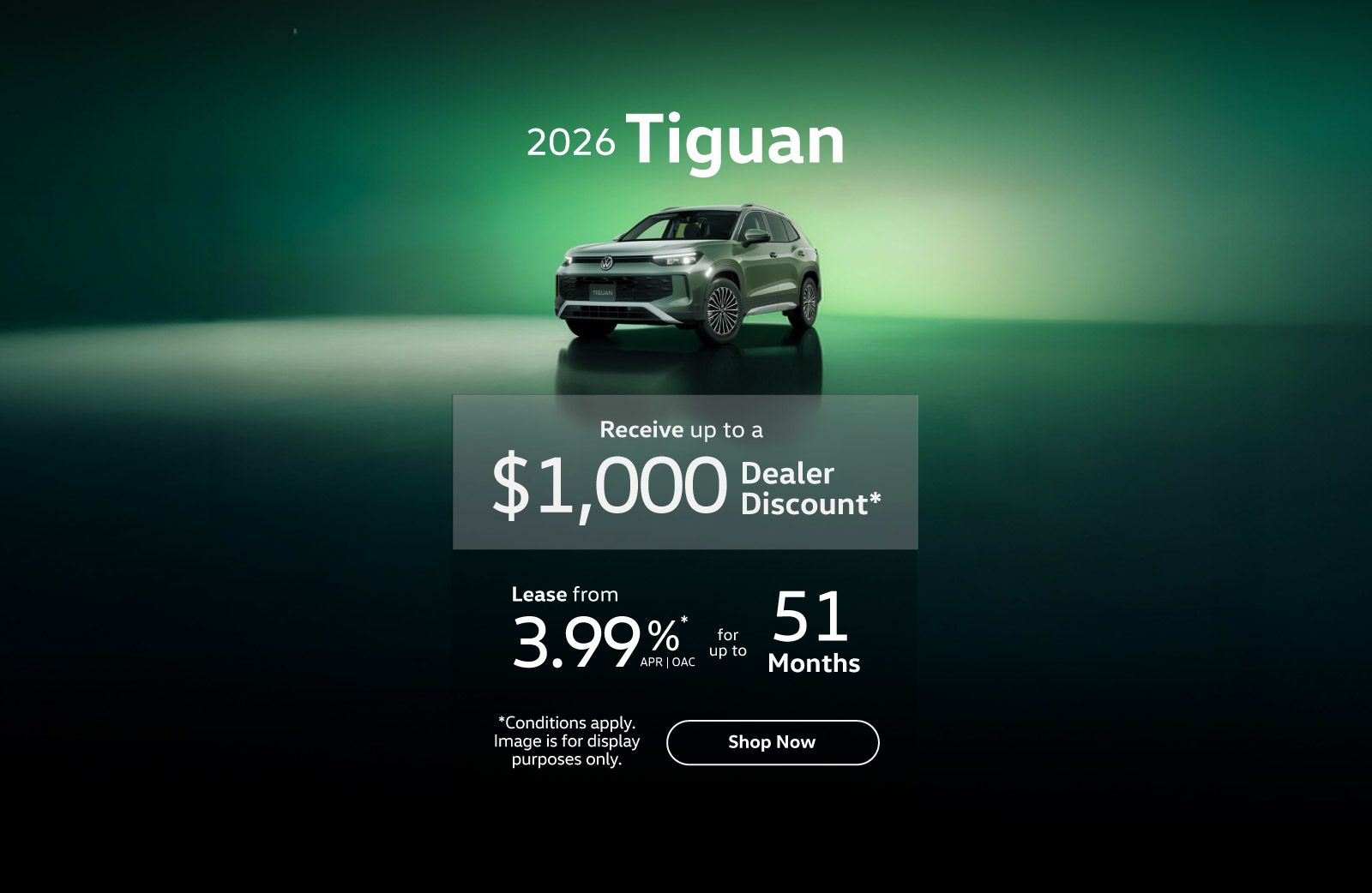 2026 VW Tiguan Offer - In house