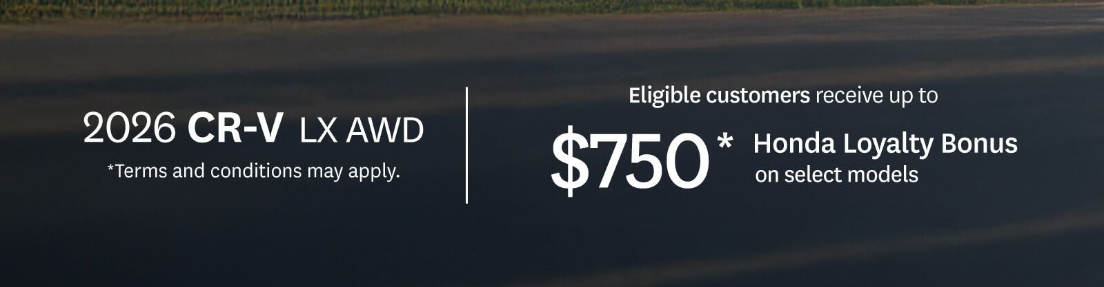 CR-V LX AWD Lease Offer