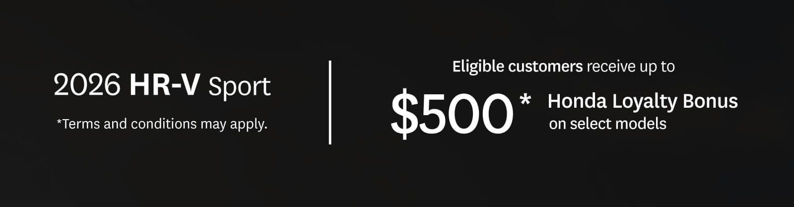 2026 Honda HR-V lease