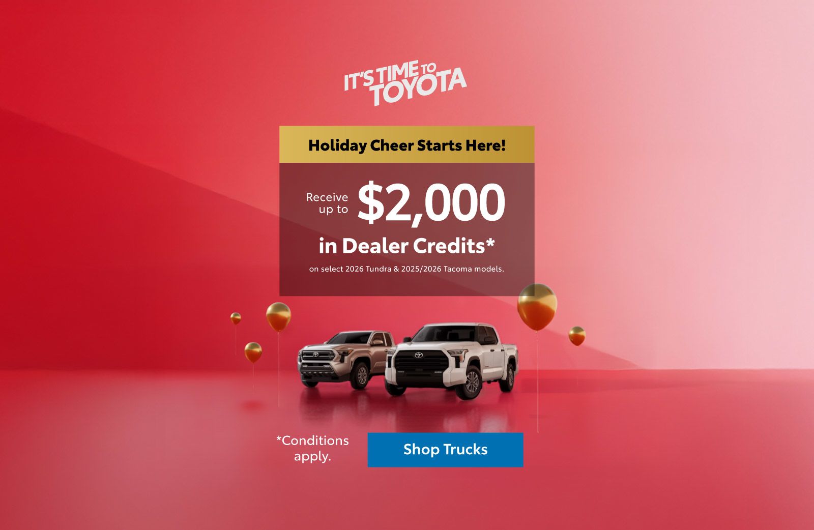 Truck Special Offer - Home page