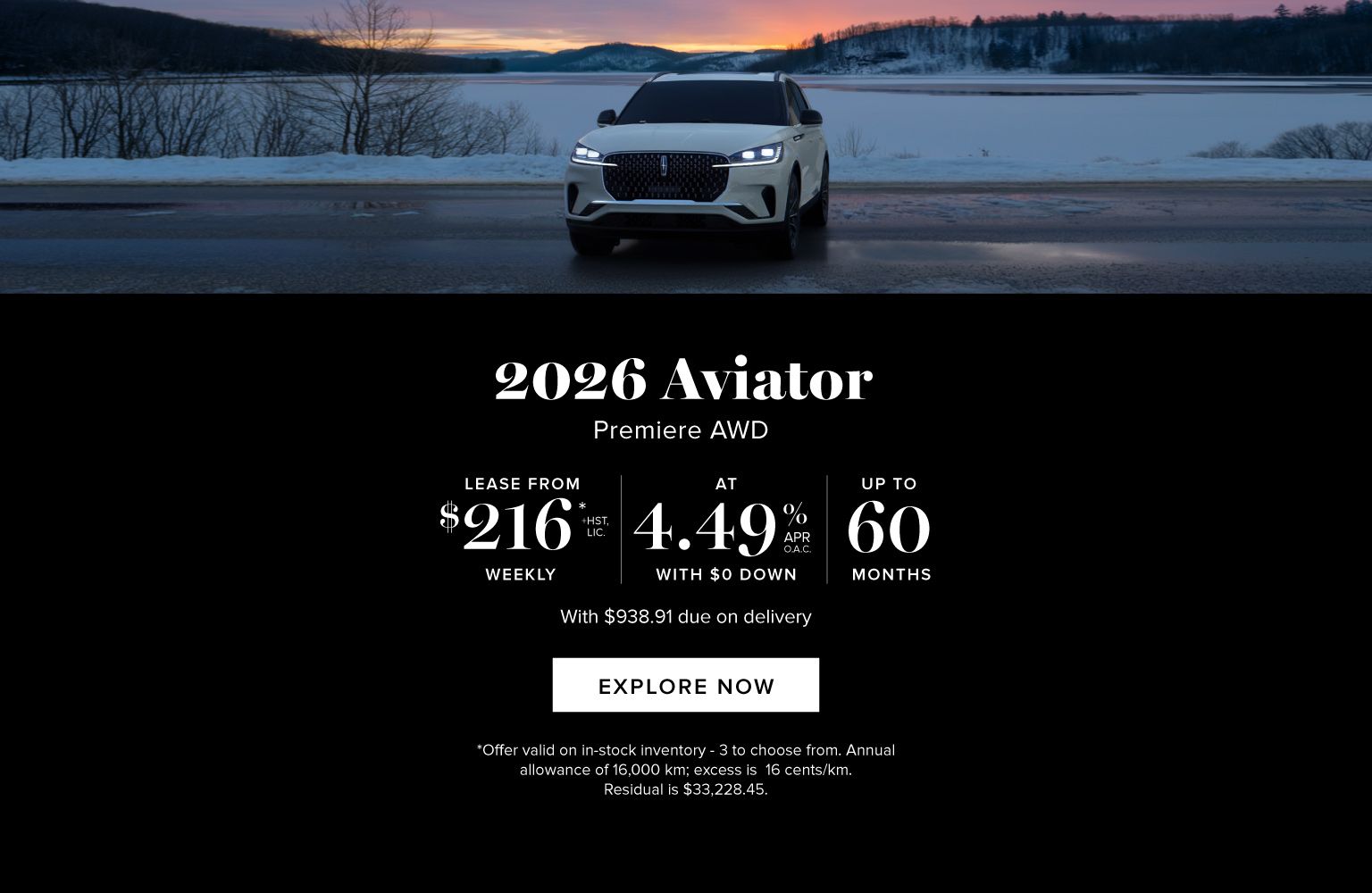 2026 Lincoln Aviator