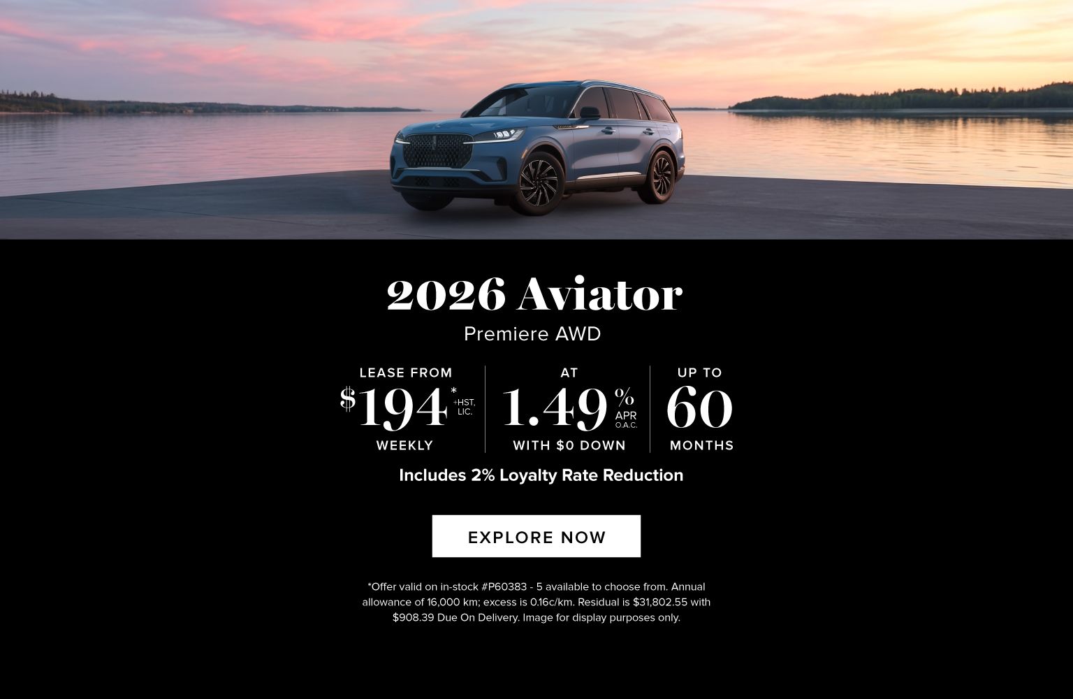 2026 Lincoln Aviator