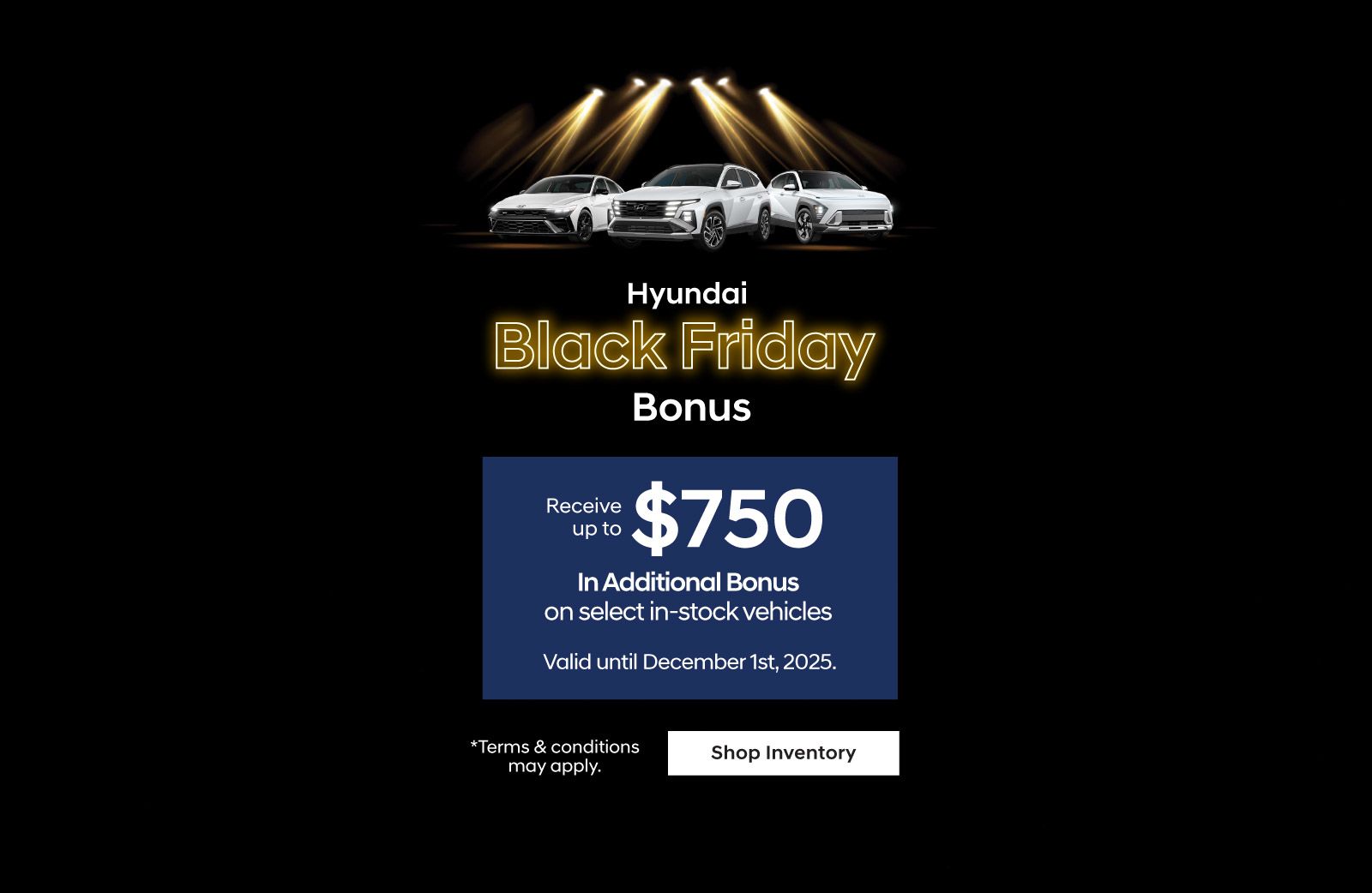 Hyundai Black Friday Bonus